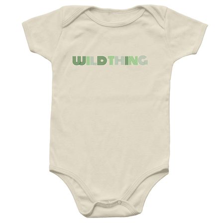 Wild Thing Onesie, a Natural Infant Onesie