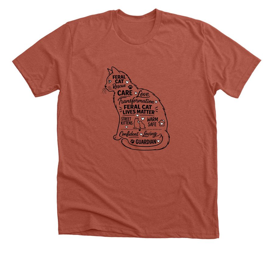 Feral Cats Matter, a Heather Clay Premium Unisex Tee