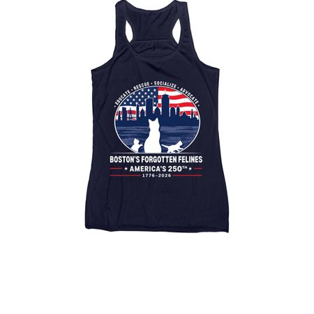 America's 250th Birthday (Dark Colors), a Navy Women's Racerback