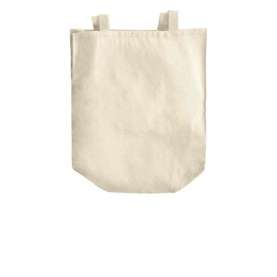 Shopping Bag, a Natural Over-the-Shoulder Shopping Tote Bag (back-view)