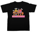 Groovy Trees&nbsp;, a Black Comfort Colors Unisex Tee (back-view)
