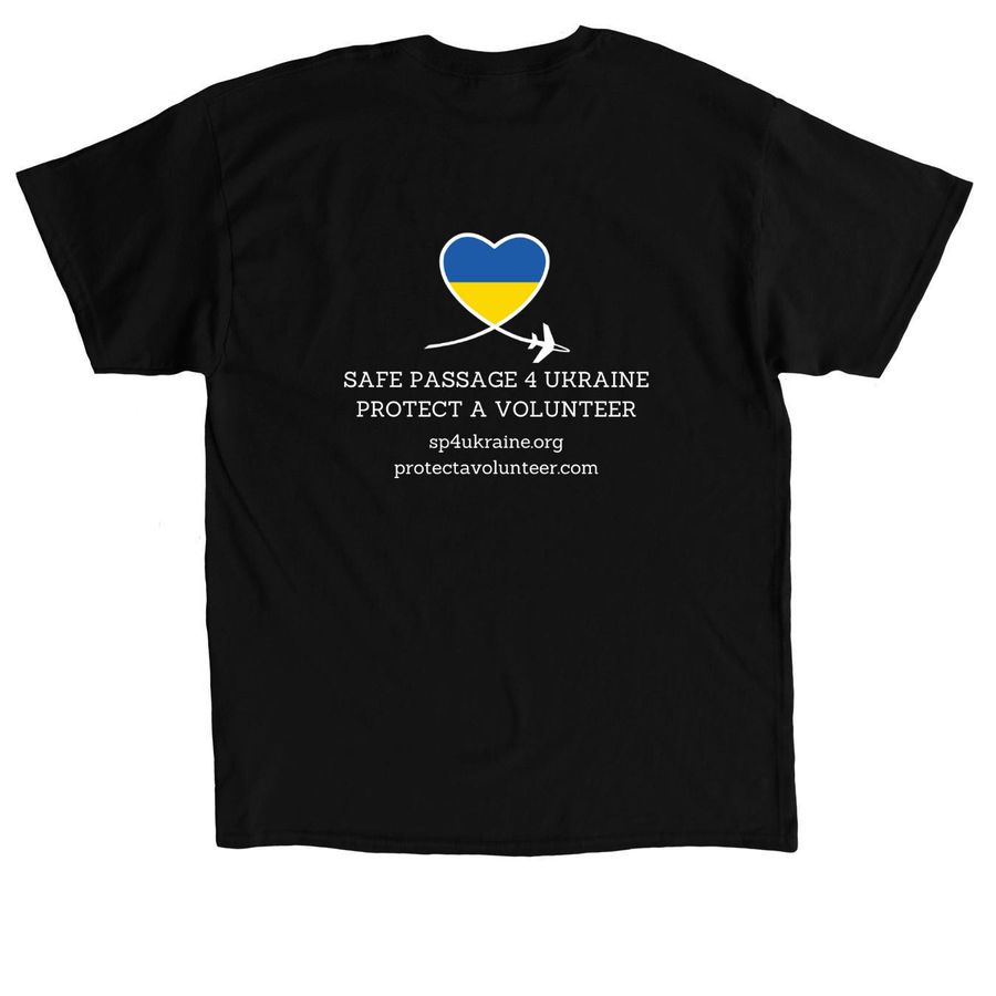 laser kiwi blasts russia, a Black Classic Unisex Tee (back-view)
