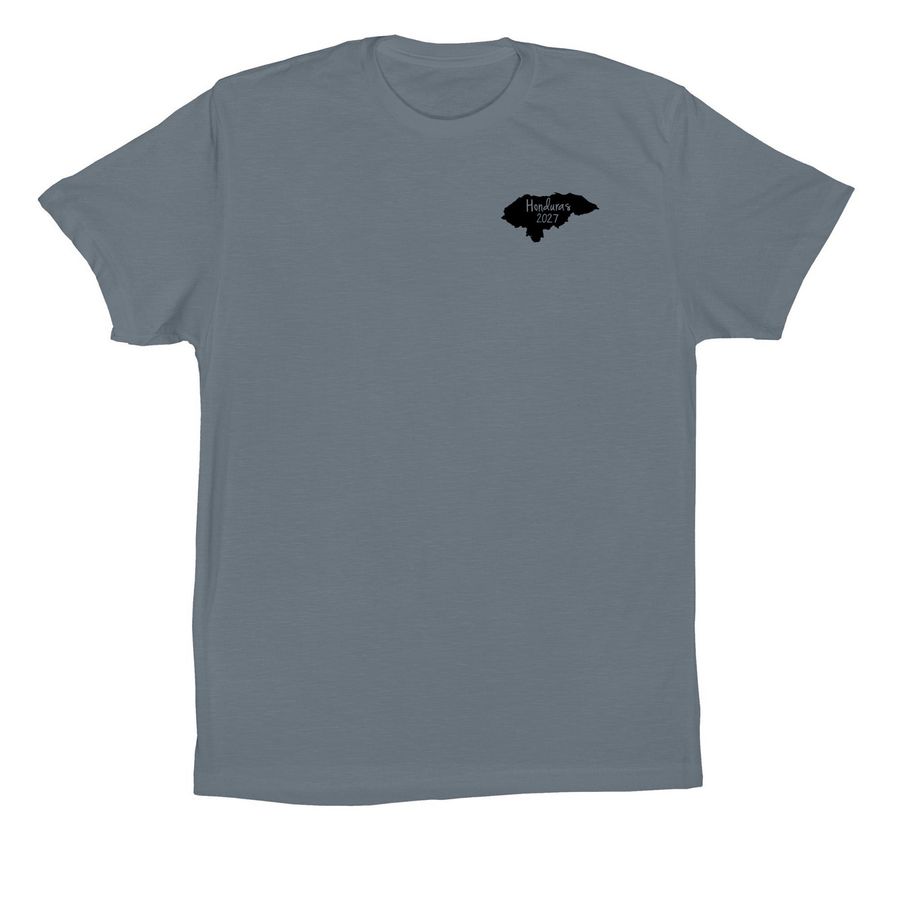 Hope for Honduras Tee, a Steel Blue Premium Cotton Tee
