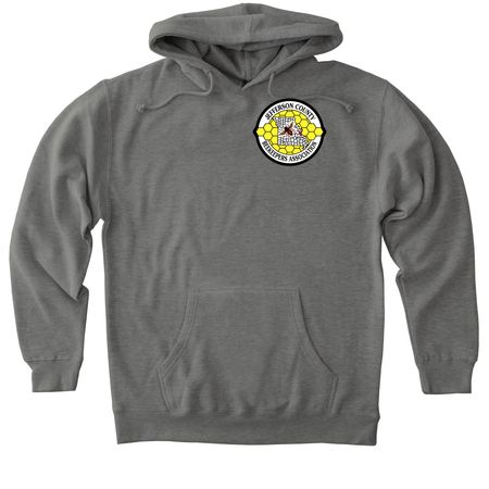 JCBA 2026, a Gunmetal Heather Heavyweight Pullover Hoodie
