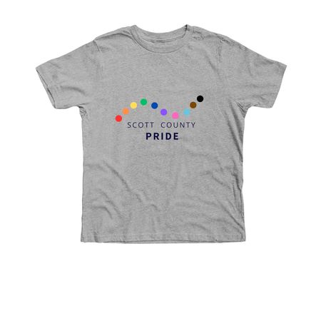 Wear Your Pride. Fund Our Future., a Athletic Heather Premium Youth Tee