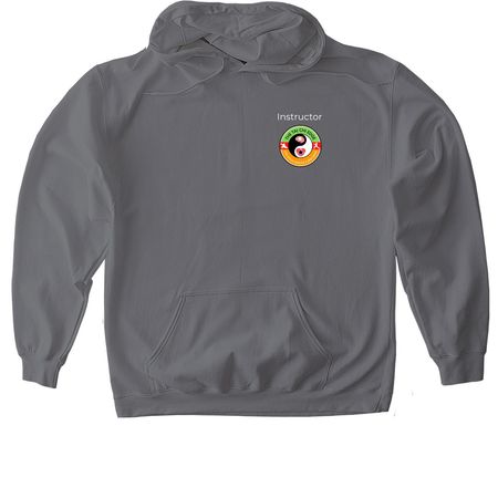 Tai Chi Edge Instructor, a Charcoal Gildan Softstyle Pullover Hoodie