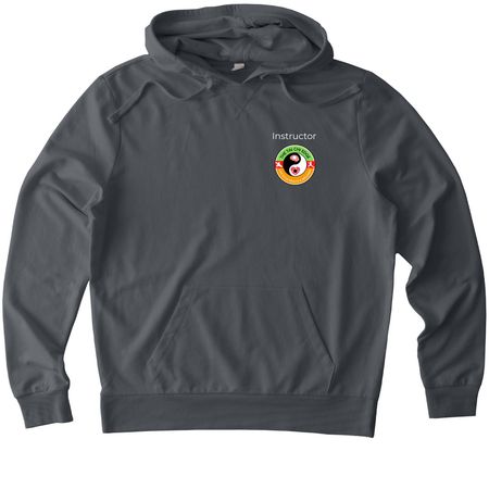 Tai Chi Edge Instructor, a Terrain Grey Allmade Organic French Terry Pullover Hoodie