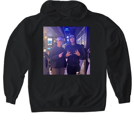 Marlon Mogged&nbsp;, a Black Gildan Softstyle Pullover Hoodie