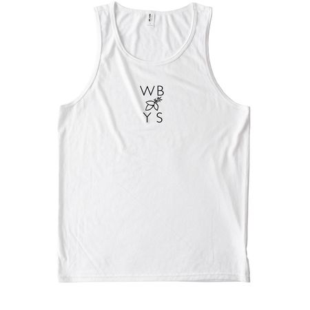 Whole Body White Tee, a Bright White Allmade Eco Triblend Tank