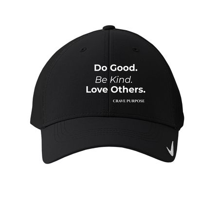 Purpose in Action&nbsp;, a Black Printed Nike Dri-FIT Legacy Performance Cap