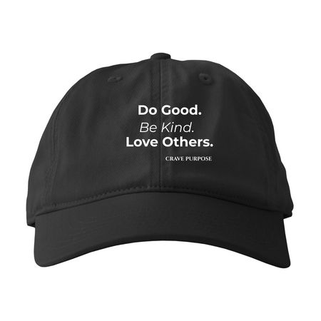 Purpose in Action&nbsp;, a Black Printed Eco Baseball Cap