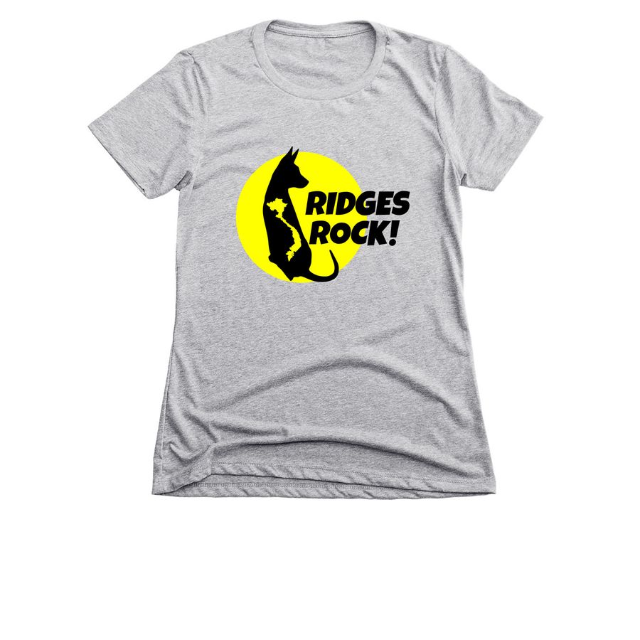 Ridges Rock!, a Dark Heather Grey Women's Slim Fit Tee