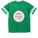 Kids Oz T-Shirt, a Vintage Green / White Football Jersey Tee