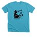 2026 Cat Yoga Apparel&nbsp;, a Heather Aqua Premium Unisex Tee