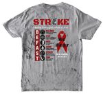 Stroke Advocacy, a Smoke Comfort Colors Colorblast Tee (back-view)