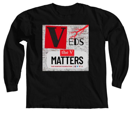 #TheVMatters, a Black Comfort Colors Long Sleeve Tee