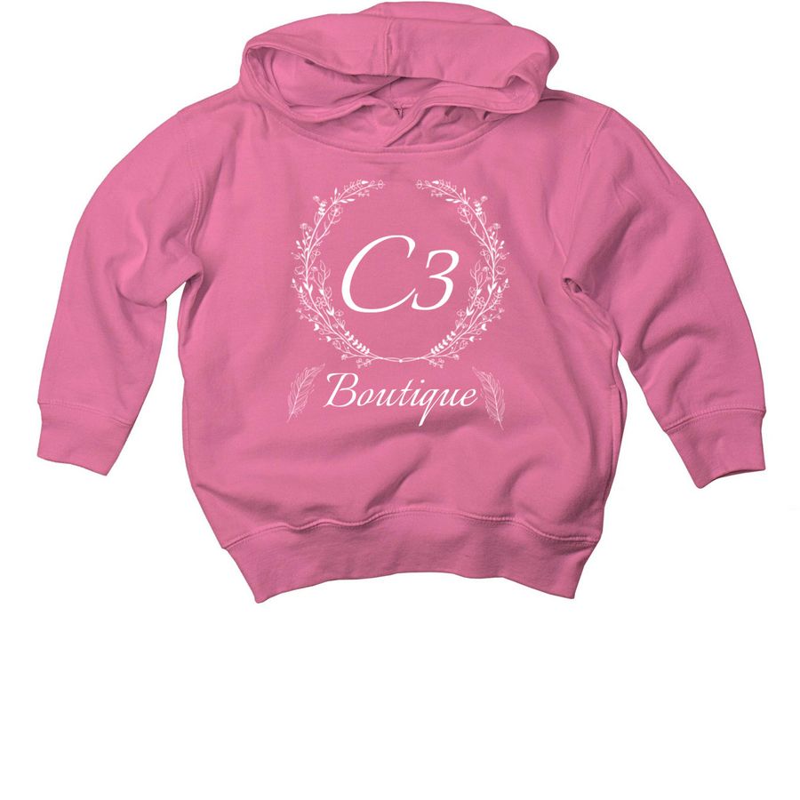 C3 Boutique Apparel- Toddler, a Raspberry Toddler Pullover Hoodie
