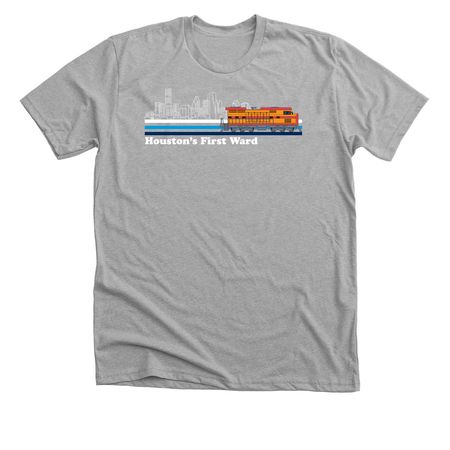 Classic First Ward Train, a Athletic Heather Premium Unisex Tee