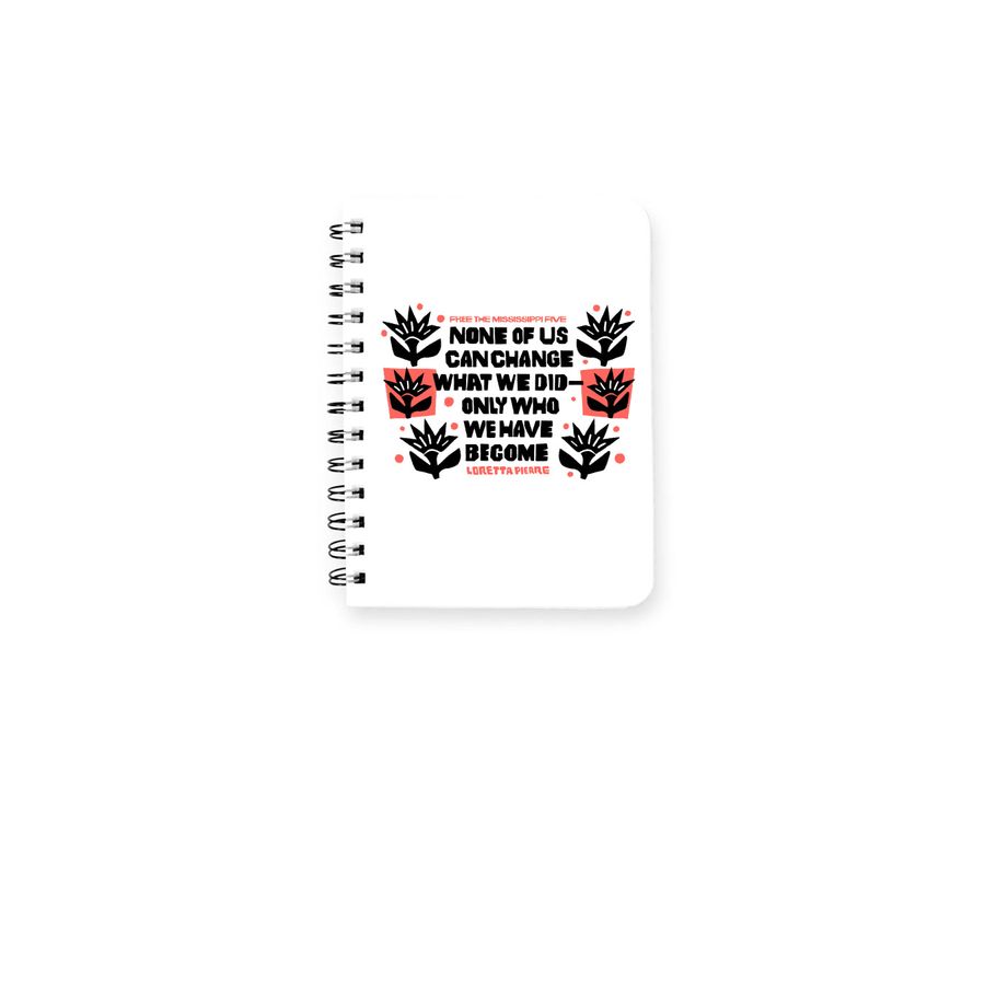 Who We Have Become (Notebook), a White Spiral Notebook