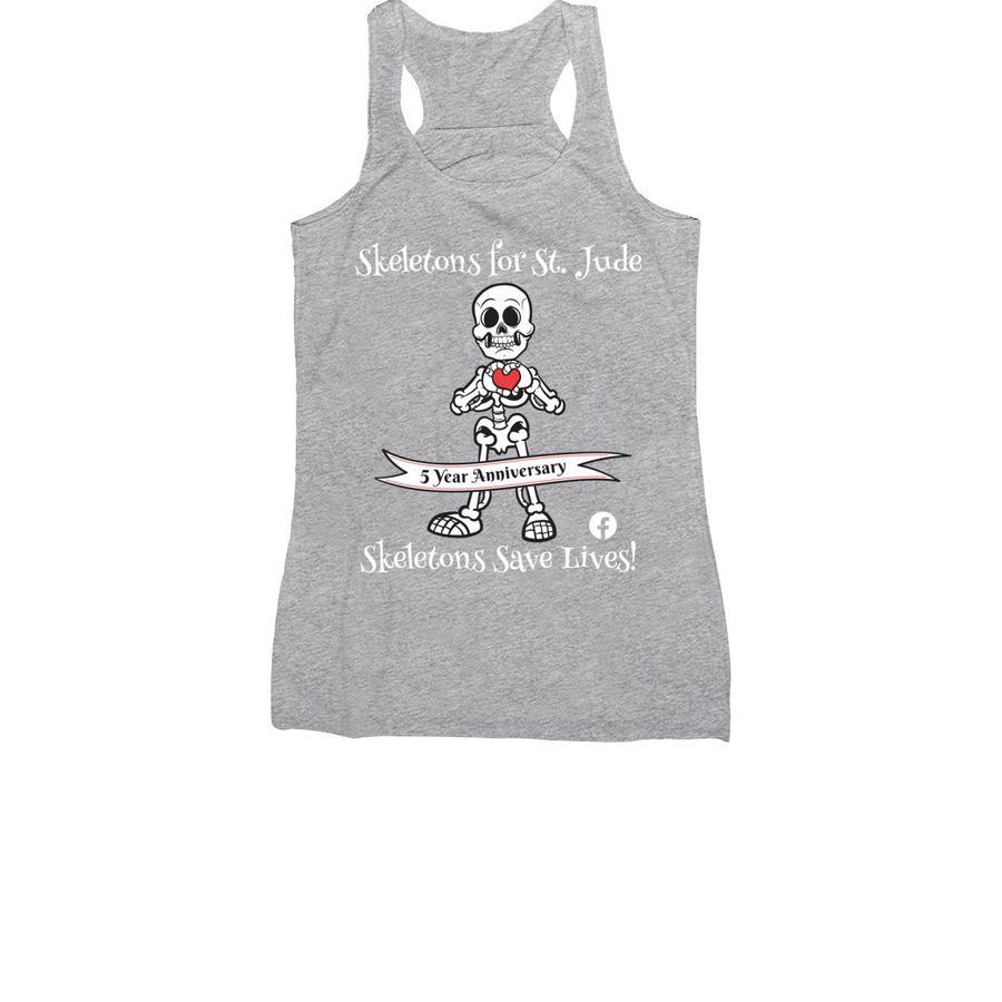 5 Year Anniversary, a Athletic Heather Women's Racerback