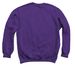 Besties Book Club (pink logo), a Purple Crewneck Sweatshirt (back-view)