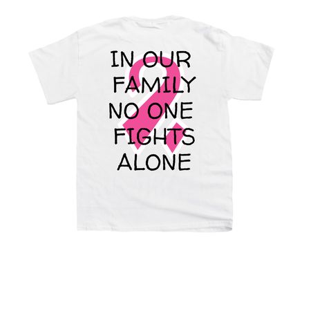 AHC- NO ONE FIGHT ALONE Tee, a White Youth Unisex Tee