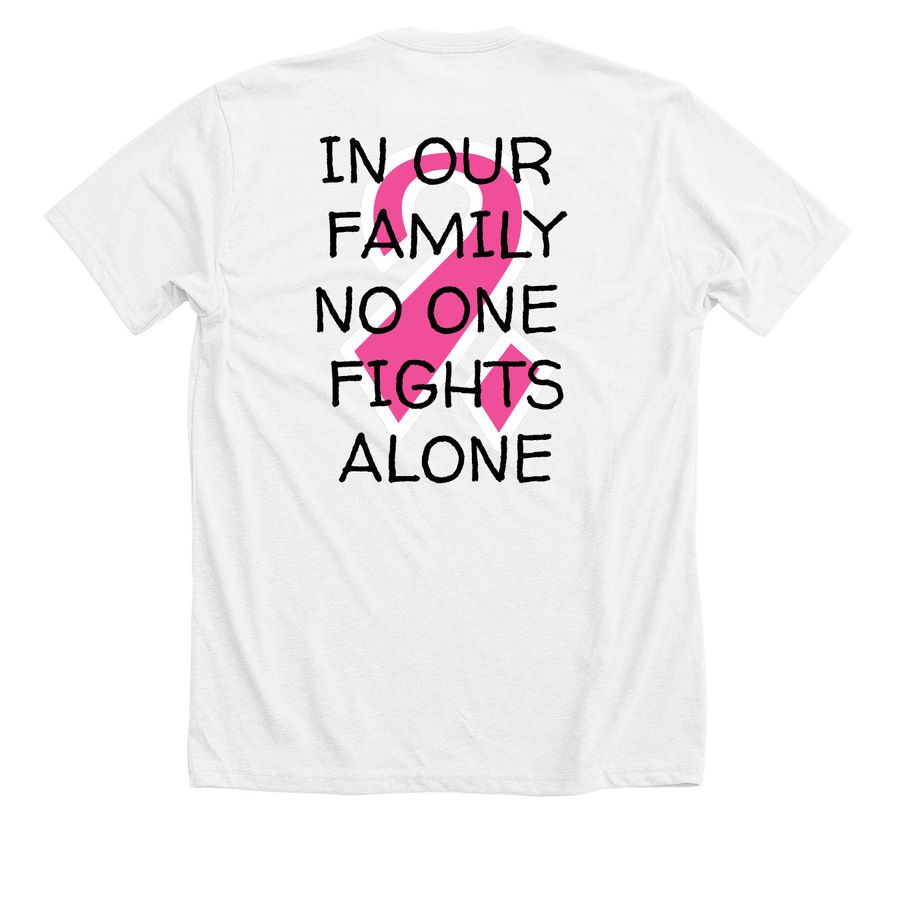AHC- NO ONE FIGHT ALONE Tee, a Solid White Blend Premium Unisex Tee