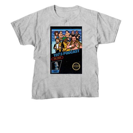 1973 8bit, a Sport Grey Youth Unisex Tee