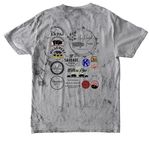 2026 All American show, a Smoke Comfort Colors Colorblast Tee (back-view)