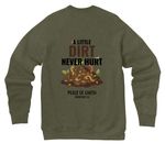 2026 Shirts, a Heather Olive Premium Raglan Crewneck Sweatshirt (back-view)