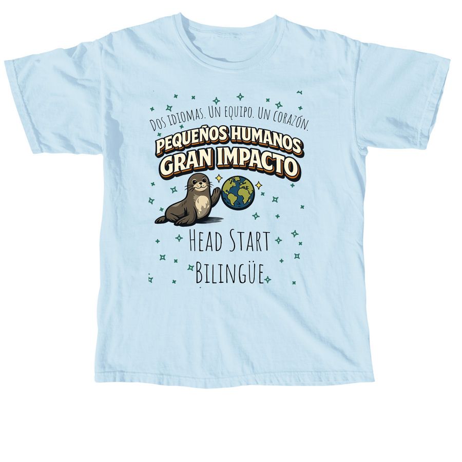 Bilingual Pre-K HS Team 26-27, a Chambray Comfort Colors Unisex Tee