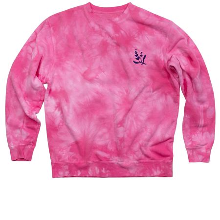 LezHang Lavender - Purple, a Pink Tie Dye Crewneck Sweatshirt