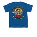 Teddy Pilot&nbsp;, a Royal Blue Youth Unisex Tee (back-view)