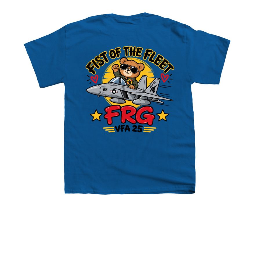 Teddy Pilot&nbsp;, a Royal Blue Youth Unisex Tee