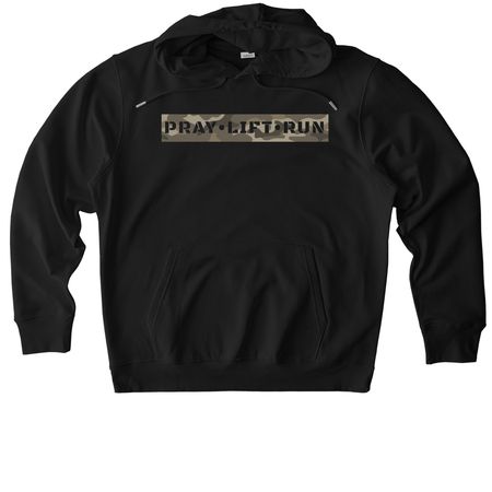 PLR shirt, a Black Stanley/Stella Unisex Cruiser 2.0 Pullover Hoodie