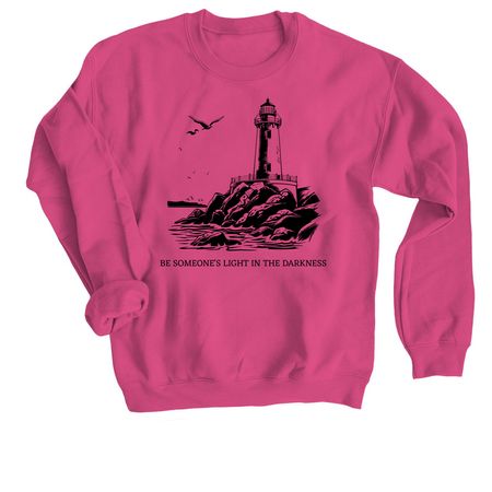 AFSP Out of the Darkness 2025, a Heliconia Crewneck Sweatshirt