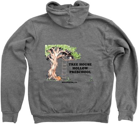 THH Swag, a Deep Heather Zip Up Hoodie