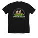 Opossum Hollow Wildlife Rehab, a Solid Black Blend Premium Unisex Tee (back-view)
