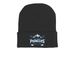 Pioneers Hats, a Black Printed Cuffed Beanie