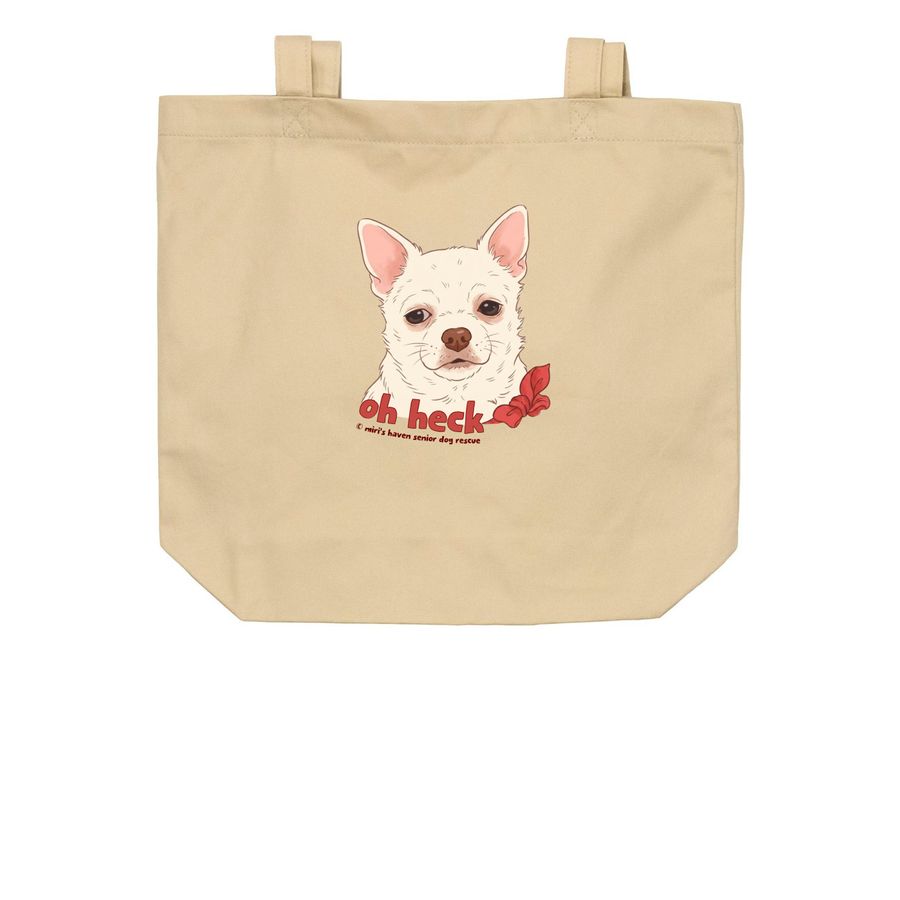 Oh Heck, a Oyster Organic Cotton Tote Bag