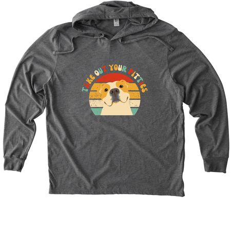 Take out your pitties, a Aluminum Grey Allmade Eco Triblend Hoodie Tee