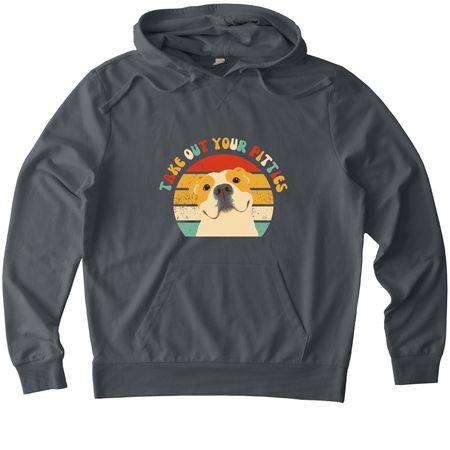 Take out your pitties, a Terrain Grey Allmade Organic French Terry Pullover Hoodie