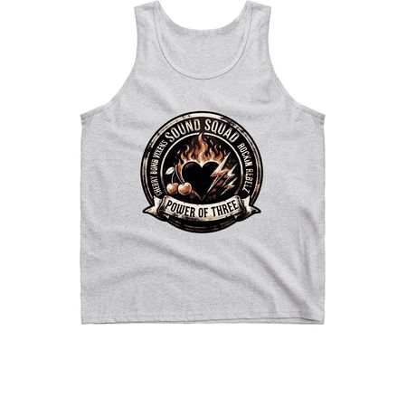 Power of Three, a Sport Grey Classic Unisex Tank Top