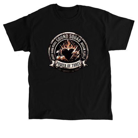 Power of Three, a Black Classic Unisex Tee