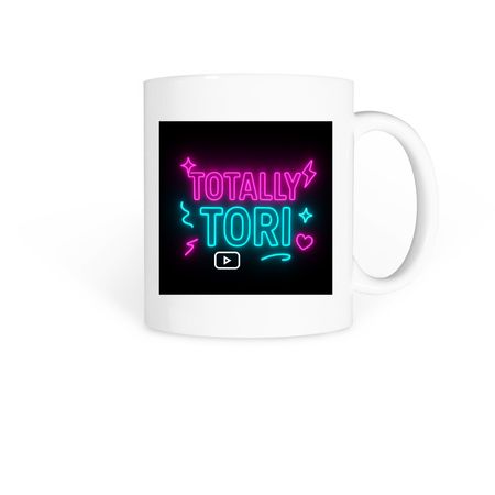 Totally Tori, a White Coffee Mug