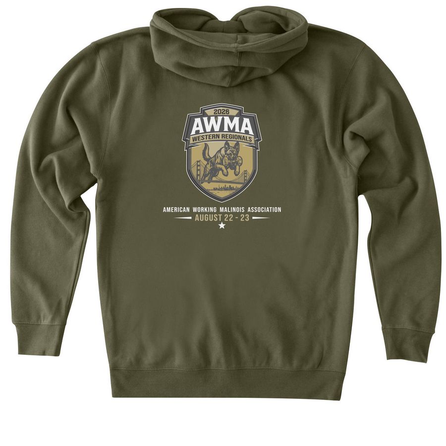 2026 AWMA West Regionals, a Army Heavyweight Zip Up Hoodie