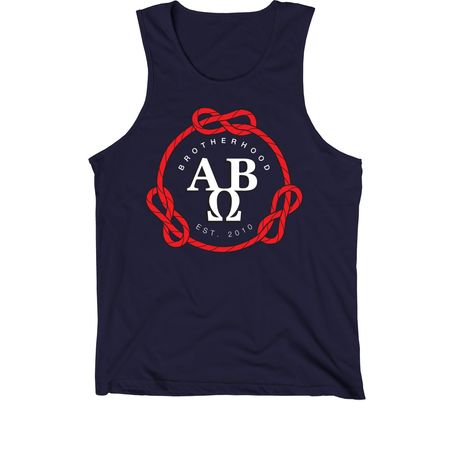Classic AB? Knot Seal, a Navy Premium Cotton Tank