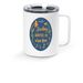Seeding Access to Abortion- Travel Mug, a White Stainless Steel Travel Mug