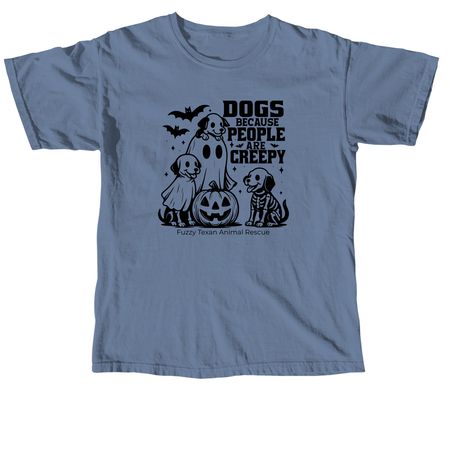 Halloween Fun - Dogs, a Blue Jean Comfort Colors Unisex Tee
