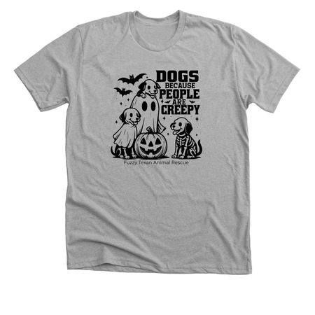 Halloween Fun - Dogs, a Athletic Heather Premium Unisex Tee